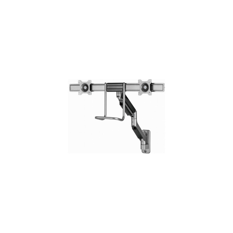 Monitor mount Gembird Desk Mounted Adjustable Wall 2-display Mounting Arm