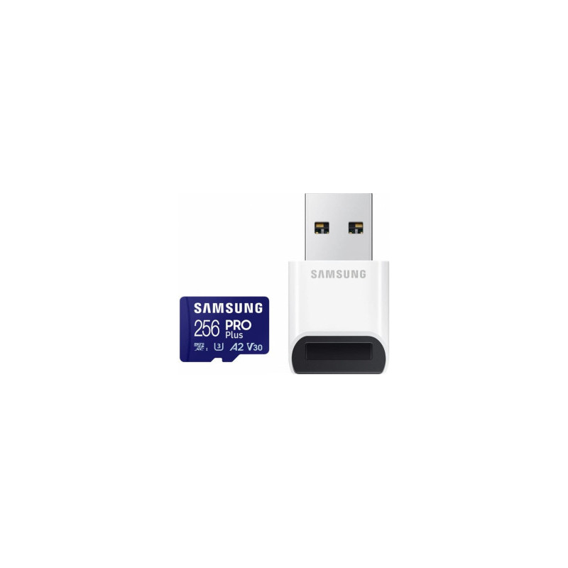 Memory card Samsung microSDXC 256GB Pro Plus + USB Adapter