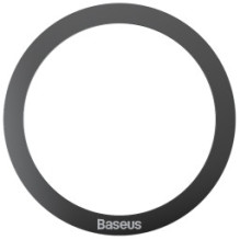 Magnetinis žiedas Baseus Halo serijos magnetinis metalinis žiedas, juodas, 2 vnt.