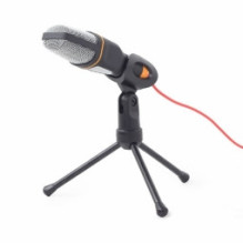 Gembird desktop microphone with stand Black