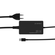 Nešiojamojo kompiuterio įkroviklis Gembird Universal 65W USB Type-C PD