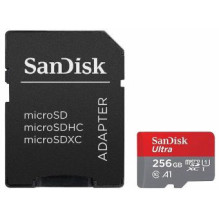 Sandisk Ultra microSDXC 256GB Memory Card + Adapter