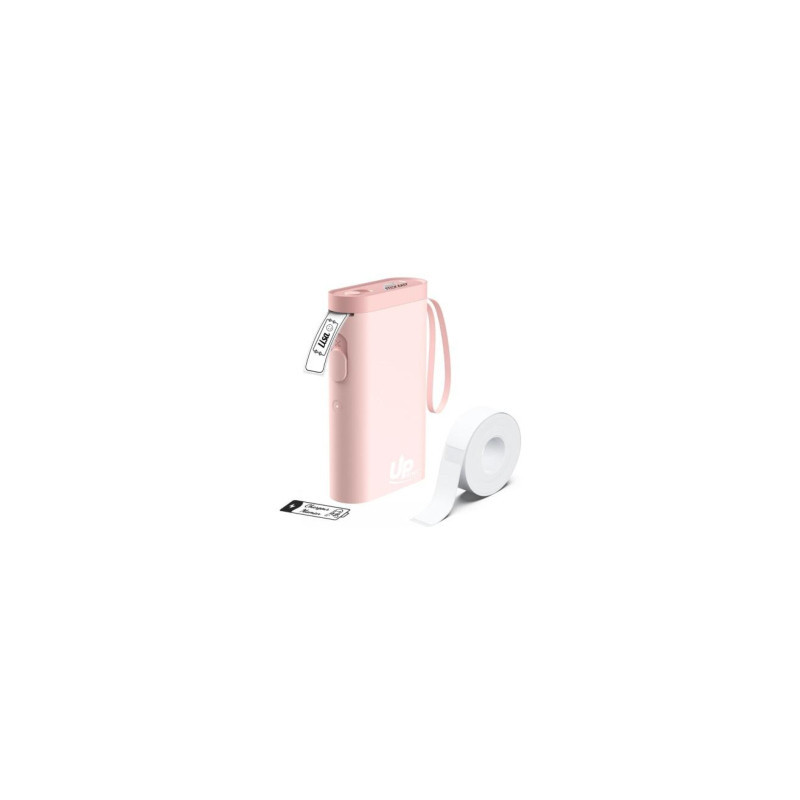 Portable label printer UPRINT UP21 pink, USB rechargeable