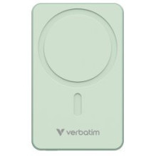 Verbatim Charge n Go 10000mAh Magnetic Wireless Charge Power Bank Green