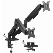 Monitor mount Gembird 2x 17"-32" Adjustable desk display mounting arm USB