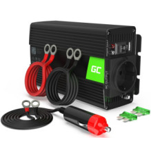 Power converter Green Cell Car Power Inverter Converter 24V to 230V 500W / 1000W Pure Sine