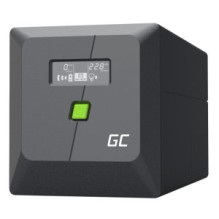 Nepertraukiamo maitinimo šaltinis „Green Cell PowerProof LCD“ UPS 1000 VA 700 W USB, 2 Schuko + 2 IEC jungtys