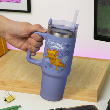 Paladone Minecraft Purple 900 ml Insulated Cup with Straw Paladone Minecraft Purple 900 ml Insulated Cup with Straw