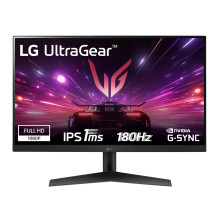 LCD monitorius, LG, 24GS60F-B, 24 colių, žaidimai, skydinis IPS, 1920x1080, 16:9, matinis, 1 ms, pakreiptas, juoda spalv