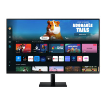 LCD Monitor, SAMSUNG, 27&quot;, TV Monitor / Smart, Panel VA, 1920x1080, 16:9, 60Hz, Matte, 4 ms, Speakers, Tilt, Colour