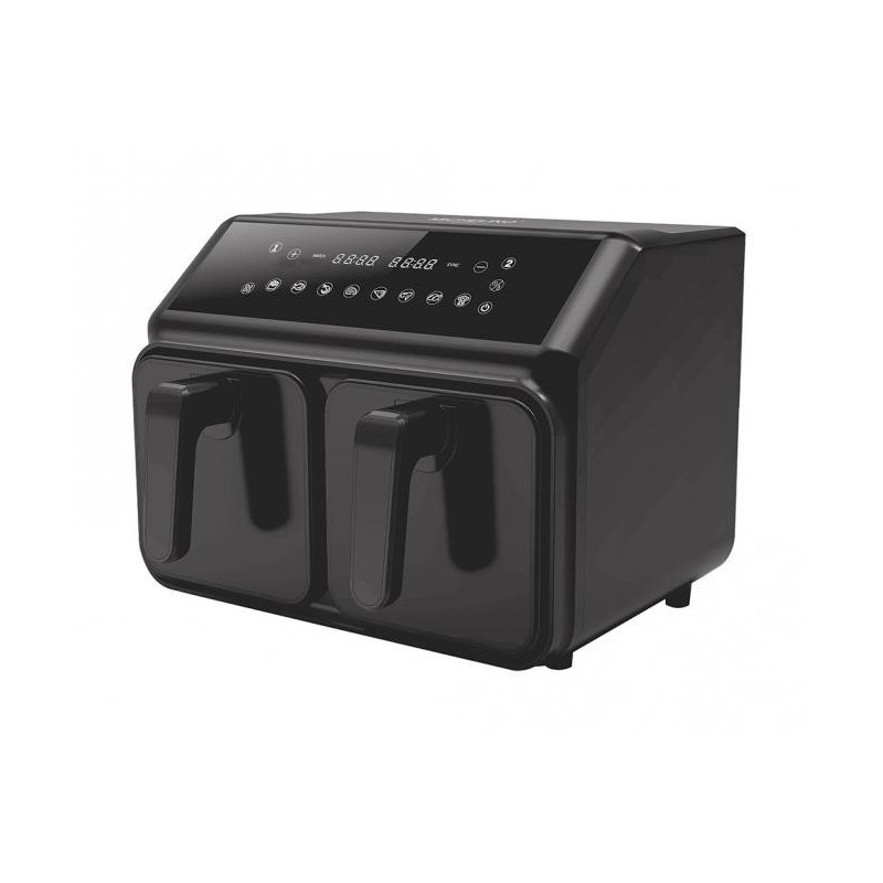 Black two-piece hot air fryer Michelino 20216