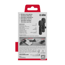 2 mikrofonų rinkinys su imtuvu vaizdo ir garso įrašymui