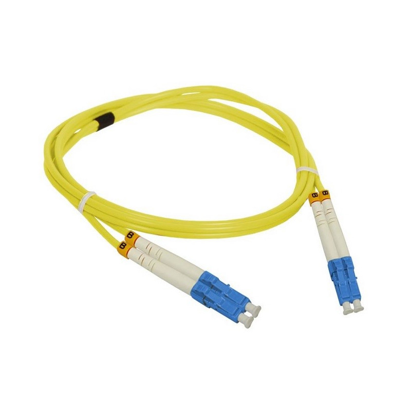 Optinis Pluoštas - A-LAN FOC-LCLC-9SMD-1 1m LC 9µm Geltonas
