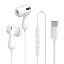 Baseus Encok CZ20 In-Ear Wired USB-C Headphones - White