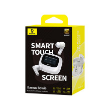 Baseus Bowie M2s Ultra TWS Wireless In-Ear Headphones with Interactive Screen - White