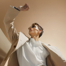 Baseus Bass 15 Clip OWS Wireless Headphones with Baseus Simple USB-C 3A 30cm Cable - White