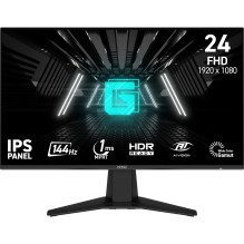 LCD monitorius, MSI, G242L E14, 23,8", žaidimų, pakreipiamas, matinis, IPS panelė, 1920x1080, 16:9, 144Hz, 1 ms, ju