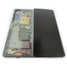 Ekranas Samsung F936 Z Fold4 5G su lietimui jautriu stikliuku (Inner) Grey Green originalus (used Grade B)