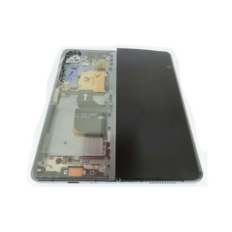Ekranas Samsung F936 Z Fold4 5G su lietimui jautriu stikliuku (Inner) Grey Green originalus (used Grade B)