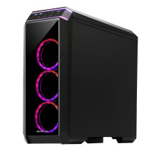 Case, CHIEFTEC, ATX / micro ATX / Mini-ITX, Black, Midi Tower, PC, GP-02B-UC-OP
