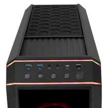 Case, CHIEFTEC, ATX / micro ATX / Mini-ITX, Black, Midi Tower, PC, GP-02B-UC-OP