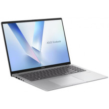 Asus VivoBook 16 M1607KA-MB024W FHD IPS AI 5 340 16GB 512SSD ENG W11 Sidabras
