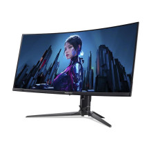 LCD monitorius, ACER, 34 colių, 3440 x 1440 pikselių, „UltraWide Quad HD“, natūralus kraštinių santykis 21:9, QD-OLED, i