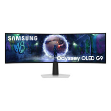 Monitor, SAMSUNG, Odyssey G9 G93SD, 49", Gaming / Curved, Panel OLED, 5120x1440, 32:9, 240 Hz, 0.03 ms, Colour Whit