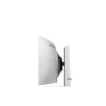 Monitorius, SAMSUNG, Odyssey G9 G93SD, 49', žaidimų / išlenktas, skydelis OLED, 5120x1440, 32:9, 240 Hz, 0,03 ms, balta 