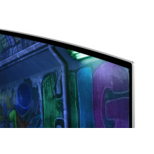 Monitor, SAMSUNG, Odyssey G9 G93SD, 49", Gaming / Curved, Panel OLED, 5120x1440, 32:9, 240 Hz, 0.03 ms, Colour Whit