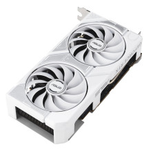 Vaizdo plokštė, ASUS, NVIDIA, GeForce RTX 5060, 8 GB, GDDR7, 128 bitų, PCI Express 5.0, aktyvi, DUAL-RTX5060-O8G-WHITE
