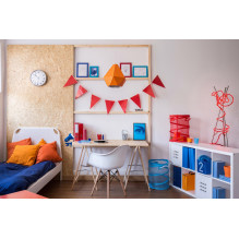 Apšvietimas - Activejet Clip-On Stalo Lempa E27 Metalinė Mėlyna