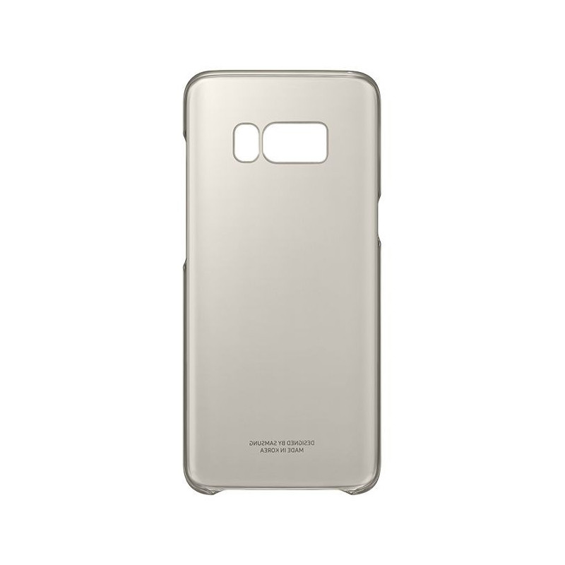 Samsung QG955CFE skaidrus dėklas, skirtas Galaxy S8+ G955, auksinis