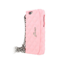 Apple Quilted Clutch Silicon Case for Iphone 6 Pink