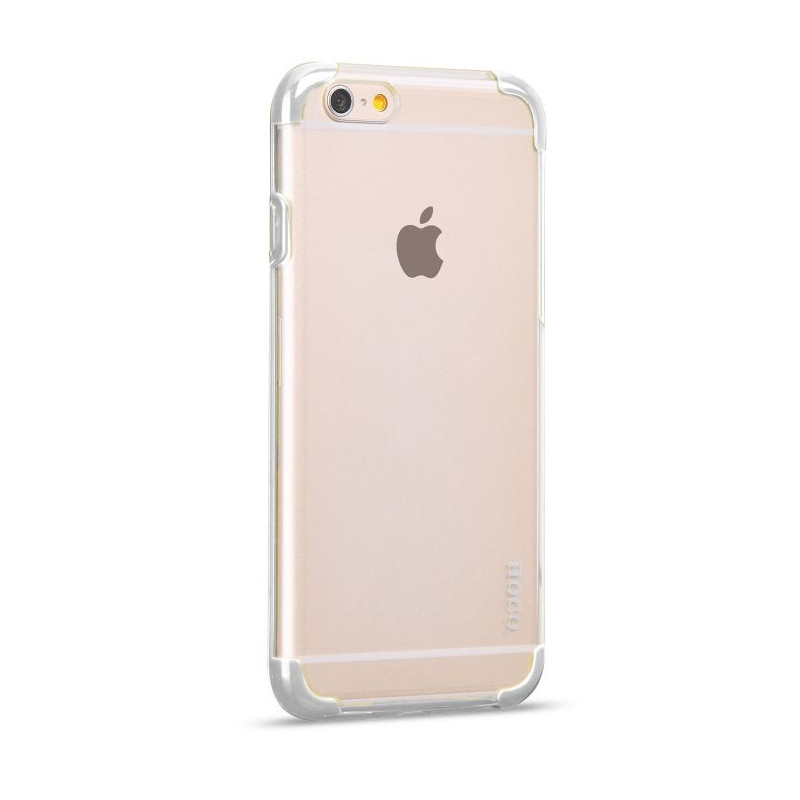 Hoco Apple iPhone 6 plieninis dėklas, dviejų spalvų, baltas
