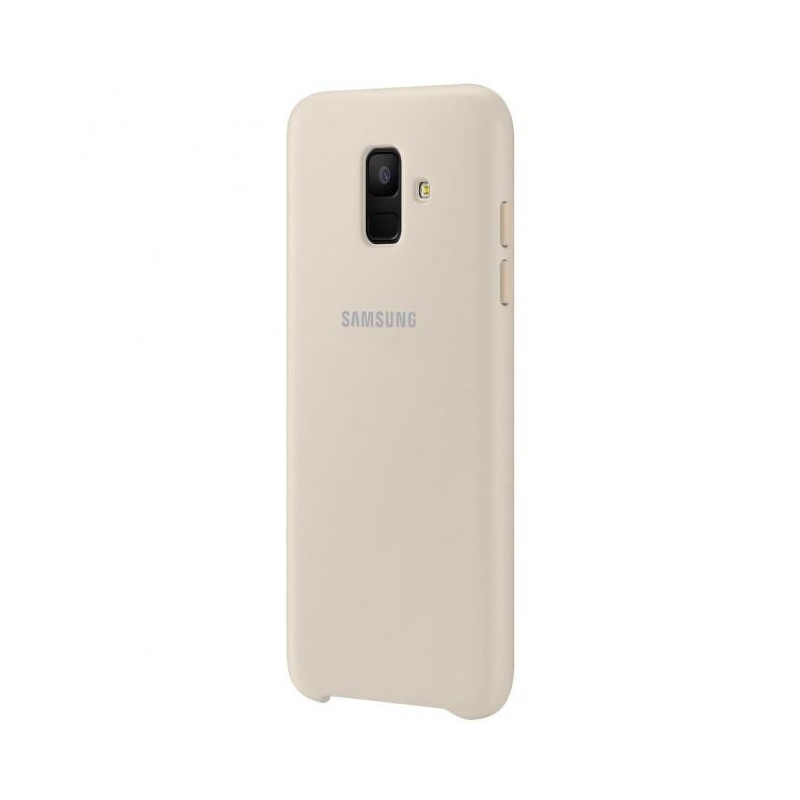 Samsung A6 Plus 2018 A605 dvisluoksnis dėklas EF-PA605CFE auksinis