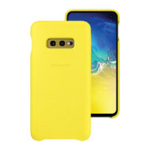 Samsung Galaxy S10e Leather Cover EF-VG970LYEGWW Yellow
