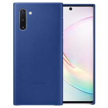 Samsung Galaxy Note 10 Leather Cover Blue Samsung Galaxy Note 10 Leather Cover Blue
