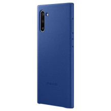 Samsung Galaxy Note 10 Leather Cover Blue Samsung Galaxy Note 10 Leather Cover Blue