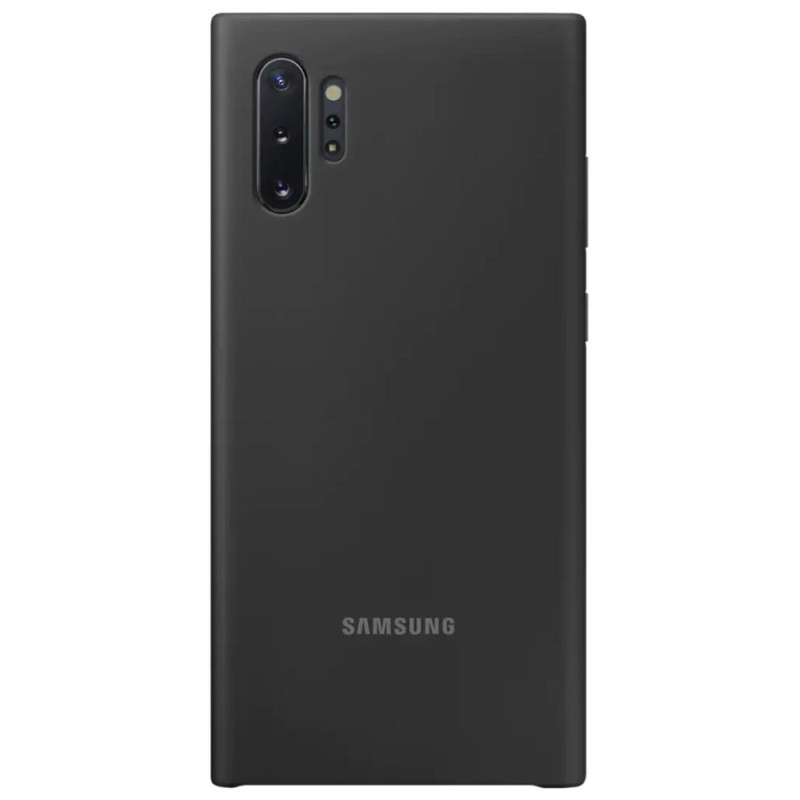 Samsung Galaxy Note 10 silikoninis dėklas, juodas