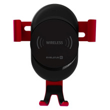 Evelatus - Gravity Car Holder with Wireless Charger WCH02 Red