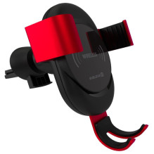 Evelatus - Gravity Car Holder with Wireless Charger WCH02 Red