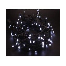 N / A 100 LED ielas virtene, zaļš vads, mirgojošie N / A White