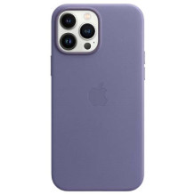Apple - iPhone 13 Pro Max Leather Case with MagSafe Wisteria Apple - iPhone 13 Pro Max Leather Case with MagSafe Wisteria