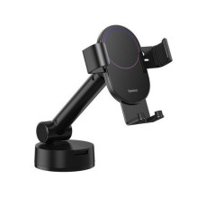 Baseus Gravity Car Mount Dashboard Windshield Phone Bracket Holder Black