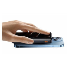 „Baseus“ magnetinis laikiklis su belaidžiu „MagSafe“ įkrovimu, 10000 mAh, 20 W + USB C, „Baseus“ 60 W, juodas