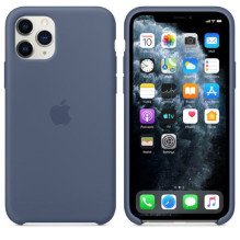 Apple iPhone 11 Pro silikoninis dėklas MWYR2ZM / A, Aliaskos mėlynas