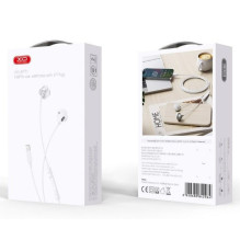 XO Universal wired earphones EP71 Lightning White