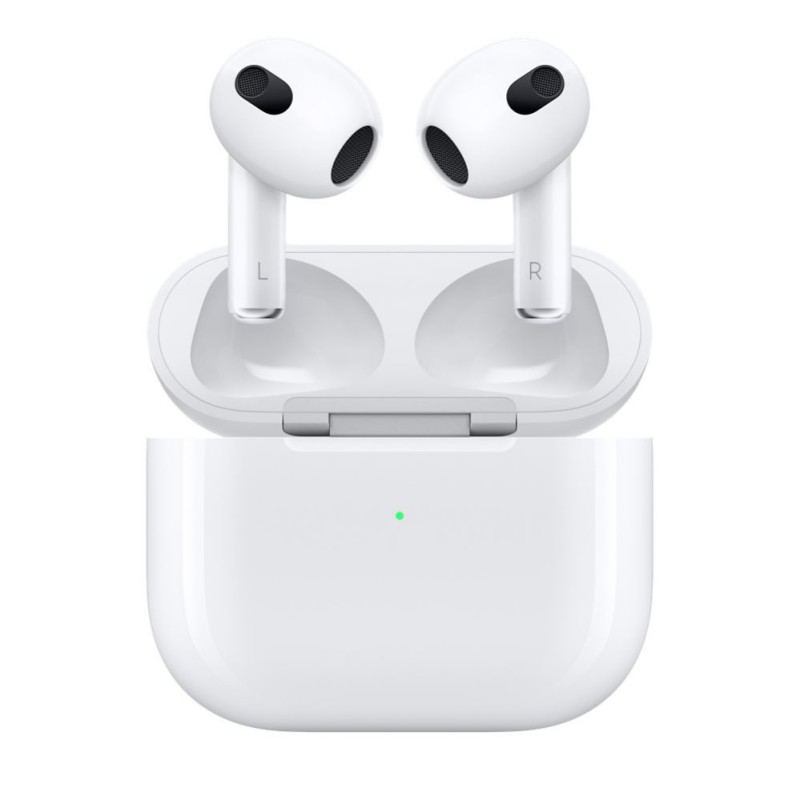 „Apple AirPods 3“ su „MagSafe“ įkrovimo dėklu, baltos spalvos