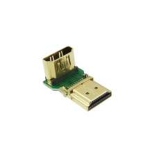 Ugreen HDMI adapter angle connector bottom black (20109) Black